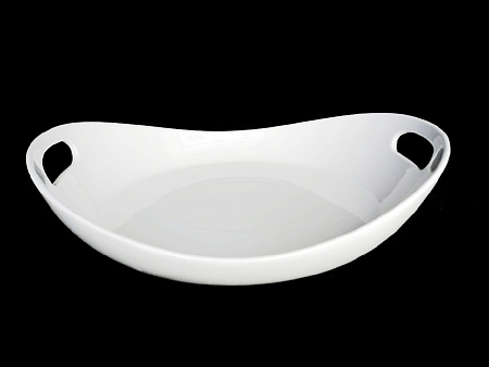 Блюдо глубокое с ручками 410 мм Royal White /2/4/