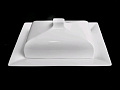 Масленка с крышкой 210х150 мм Royal White /1/16/