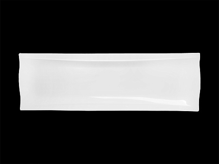 Блюдо прямоугольное узкое 470х160 мм Royal White /3/12/